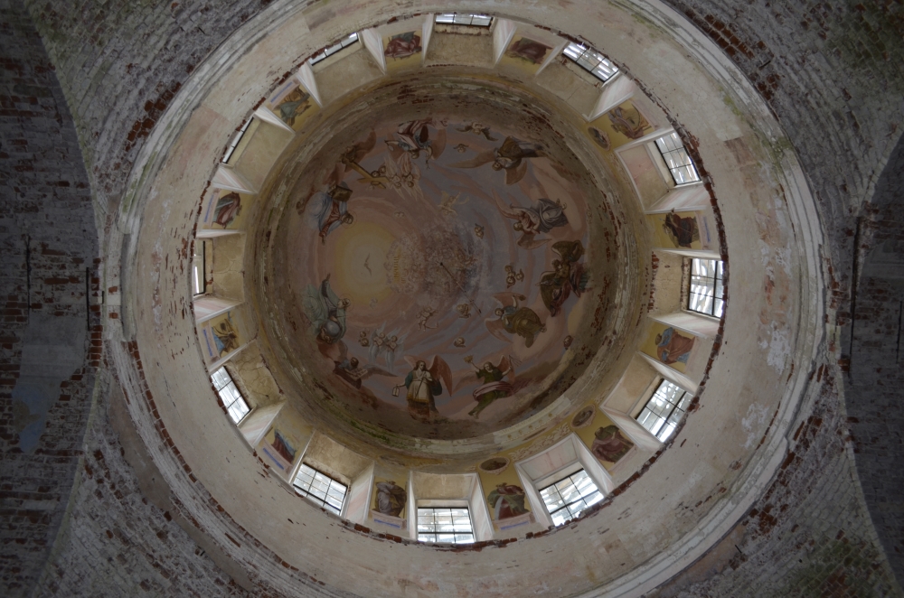 Роспись купола собора Николо-Теребенского монастыря. Фото Д. Ивлев